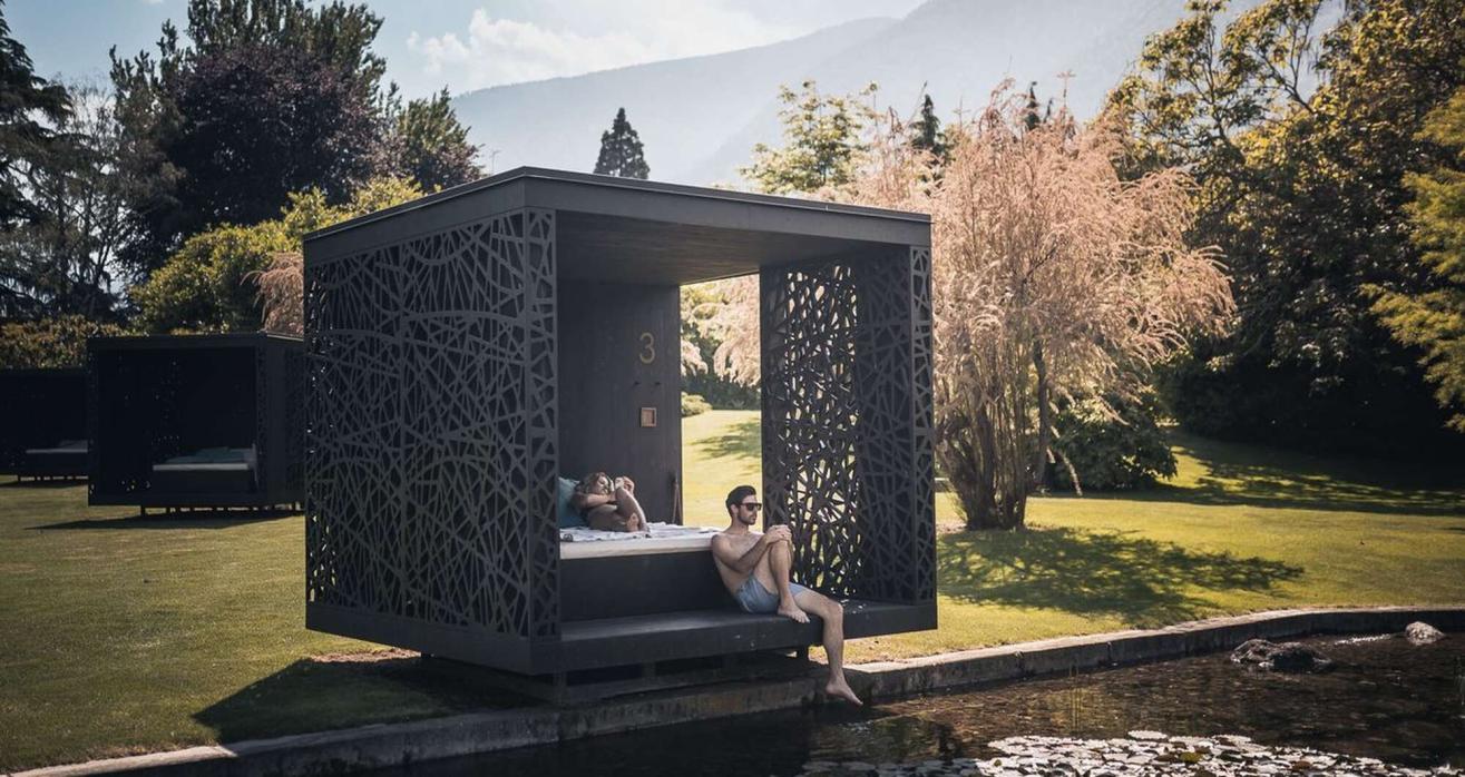 Liegewiese Therme Meran Liegewiese Therme Meran